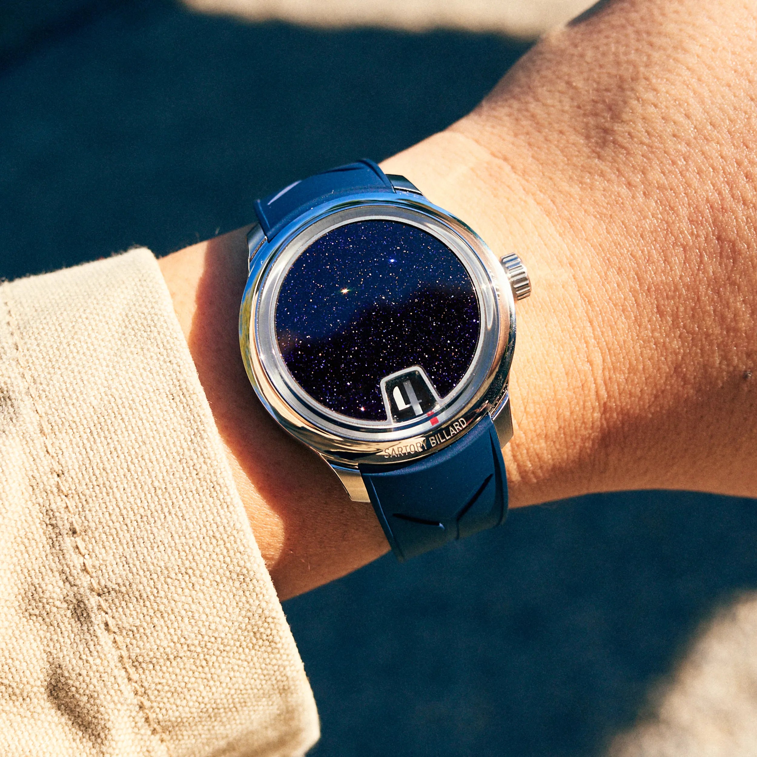 SB10 HEURE SAUTANTE BLUE AVENTURINE