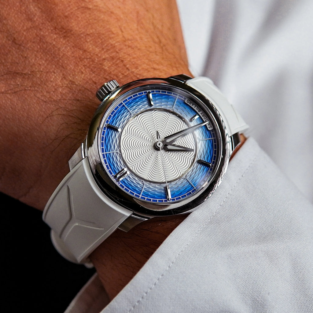 SB04-E EXQUISITE BLUE GUILLOCHÉ