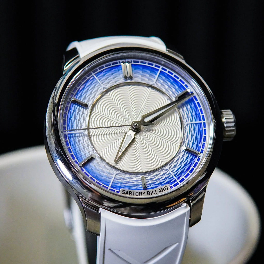 SB04-E EXQUISITE BLUE GUILLOCHÉ