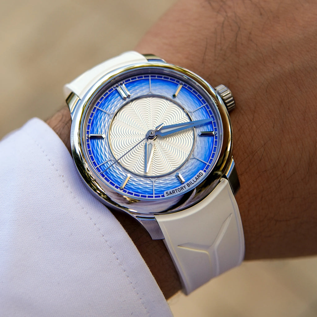 SB04-E EXQUISITE BLUE GUILLOCHÉ