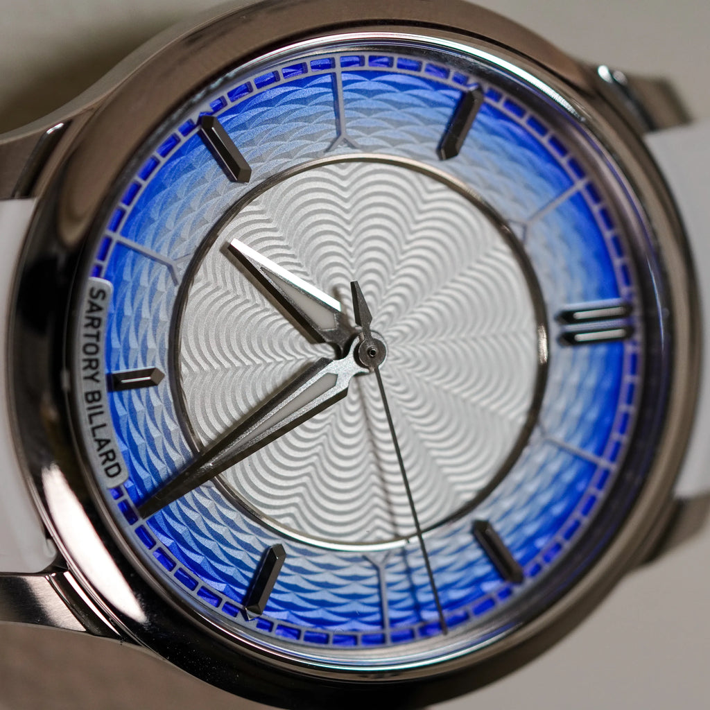 SB04-E EXQUISITE BLUE GUILLOCHÉ