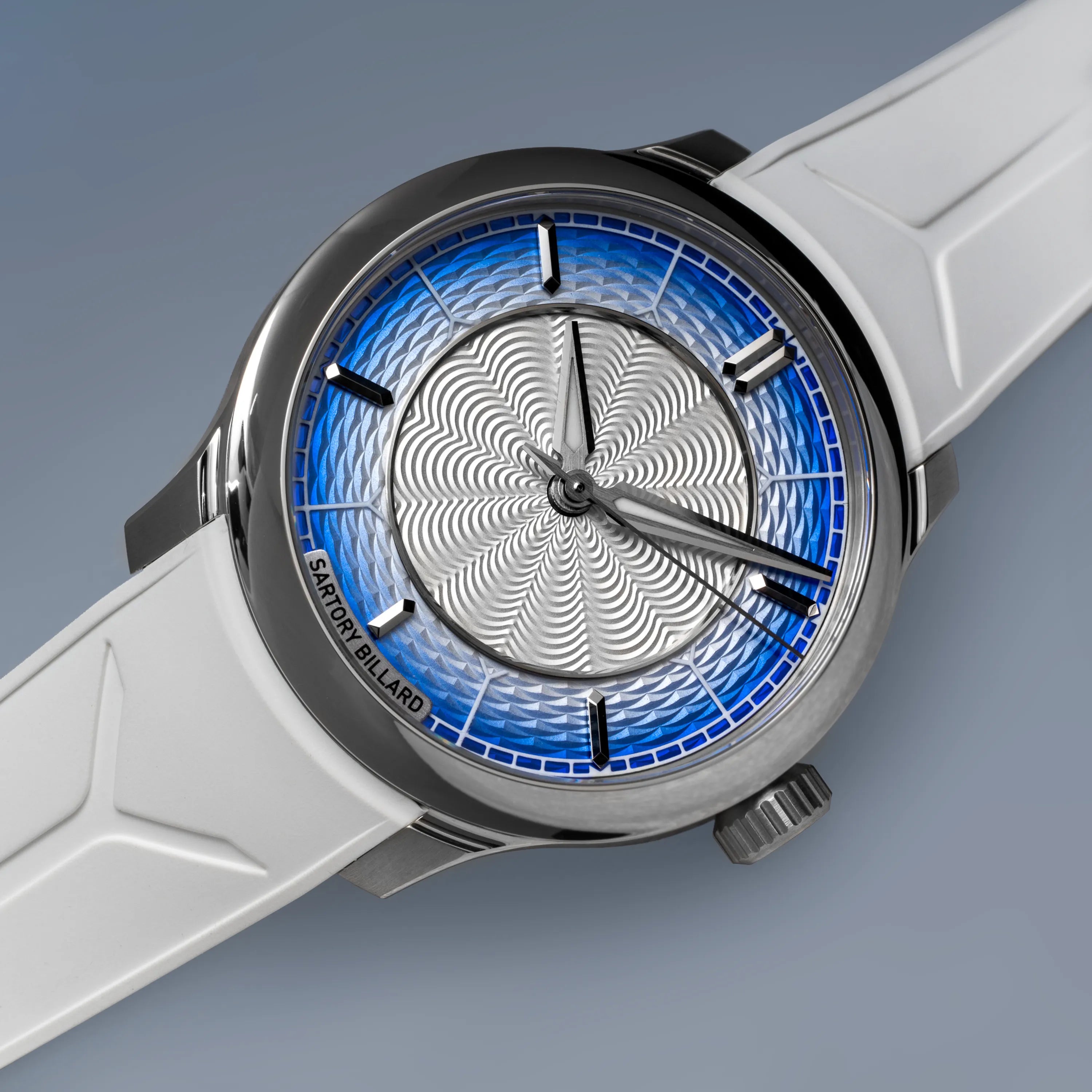 SB04-E EXQUISITE BLUE GUILLOCHÉ
