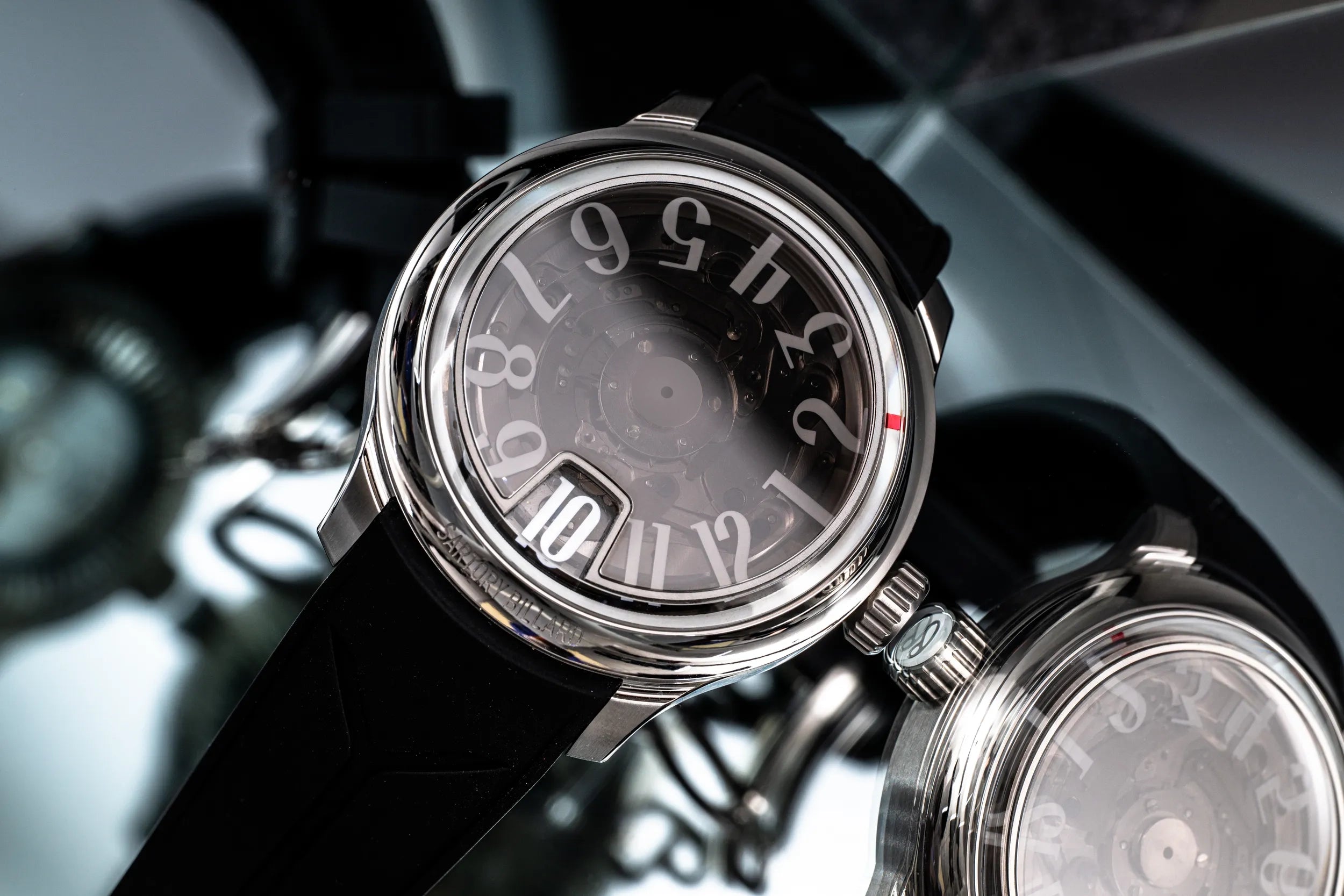 サーリオ　Saalio SB10 JUMPING HOUR – BLACK SAPPHIRE – SARTORY-BILLARD
