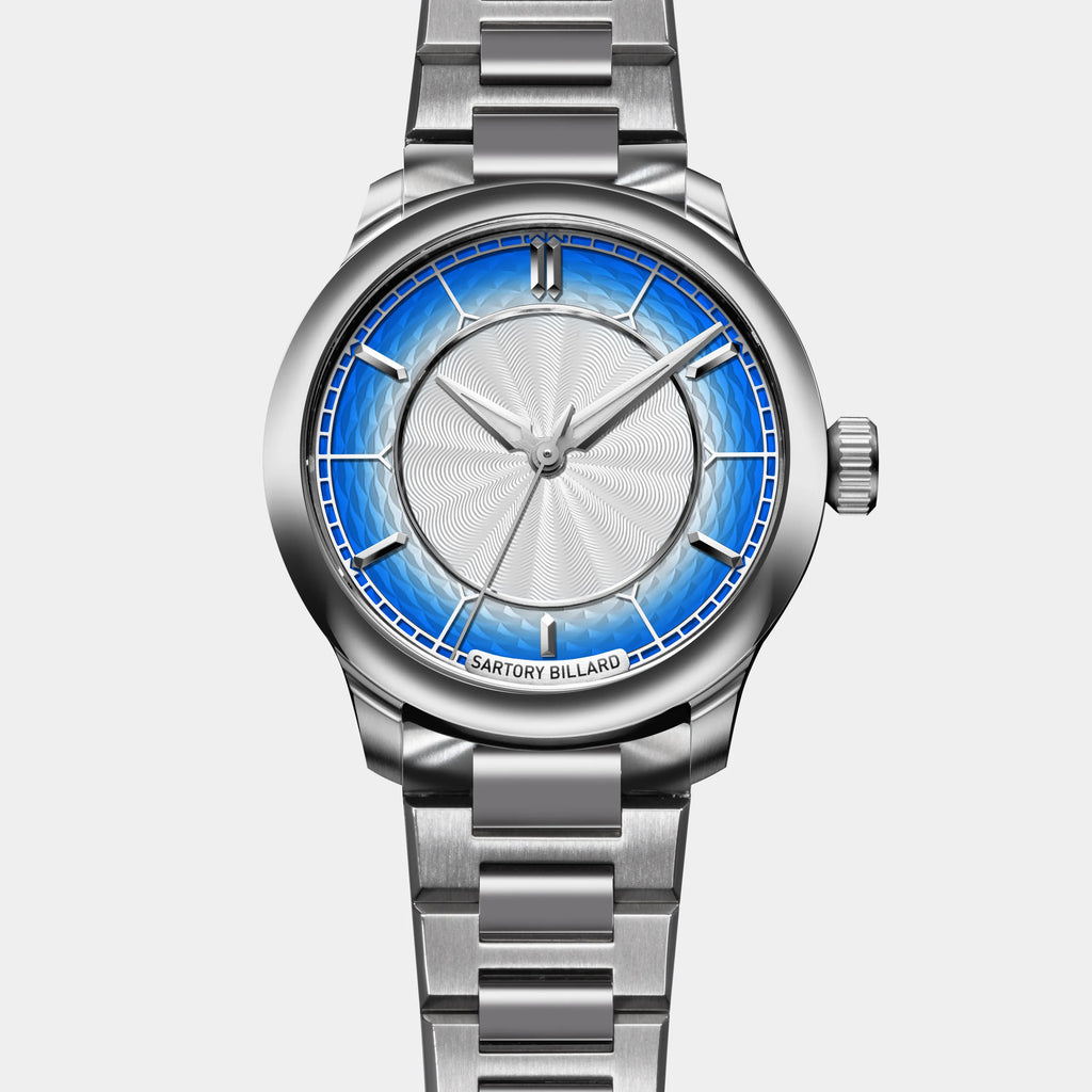 SB04-E EXQUISITE BLUE GUILLOCHÉ