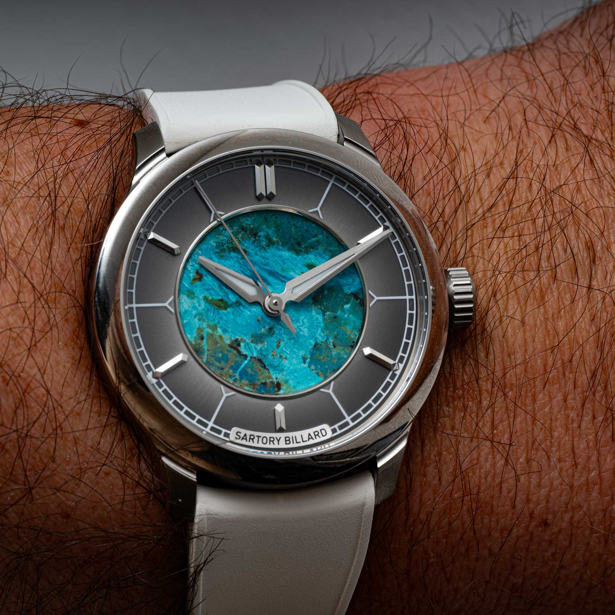 SB04-E CHRYSOCOLLA PLATINUM – Sartory Billard