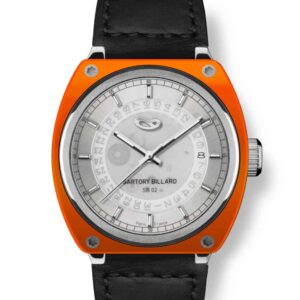 orange watch, montre orange